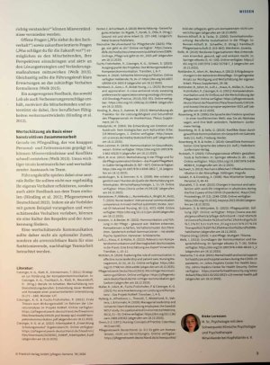 Vorschauseite 6: Mehr als nur gute Worte Wertschätzende Kommunikation im Pflegeberuf