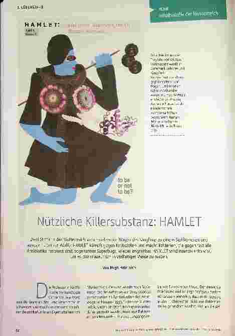 Vorschauseite 1: Nützliche Killersubstanz: HAMLET