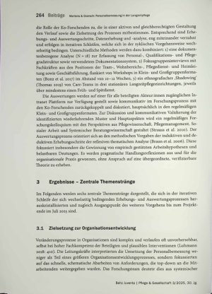 Vorschauseite 3: Personalbemessung in der Langzeitpflege - Chance zur organisationalen Kulturentwicklung?
