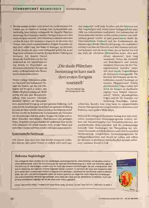 Vorschauseite 2: Schlechtere Prognose beim Rezidiv