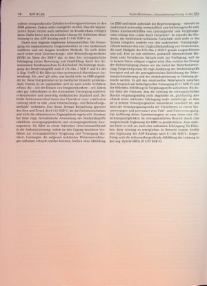 Vorschauseite 5: Probleme der Innovationsregulierung in der GKV am Beispiel der Versorgung mit implantierbaren Ereignisrekordern - Teil 2*