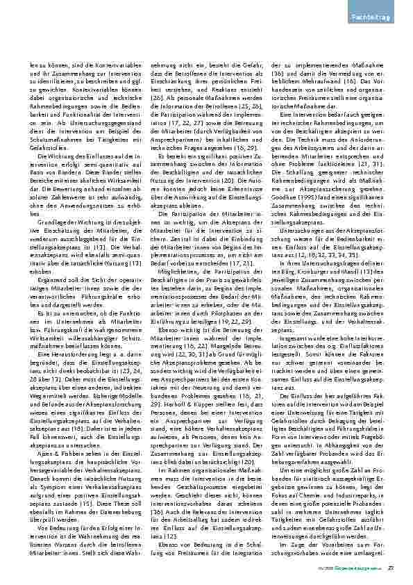 Vorschauseite 4: Methodisches Vorgehen zur Entwicklung eines Verfahrens für Tätigkeiten mit Gefahrstoffen: Wirksamkeit willensabhängiger Schutzmaßnahmen.