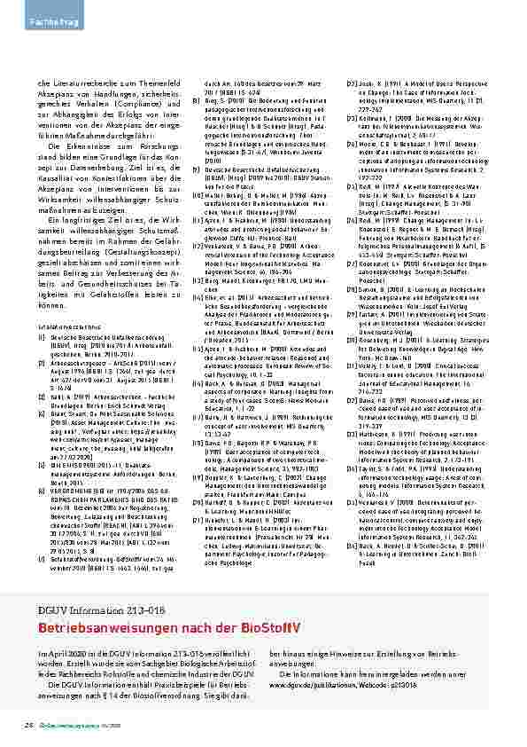 Vorschauseite 5: Methodisches Vorgehen zur Entwicklung eines Verfahrens für Tätigkeiten mit Gefahrstoffen: Wirksamkeit willensabhängiger Schutzmaßnahmen.