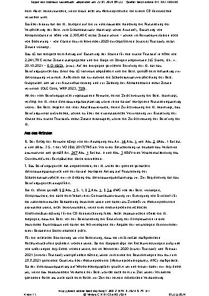Vorschauseite 4: Vorlage von Fragen an den EuGH zu den Händlerpflichten nach Art. 14 VO (EU) 2017/745 – Trockenluftkompressor