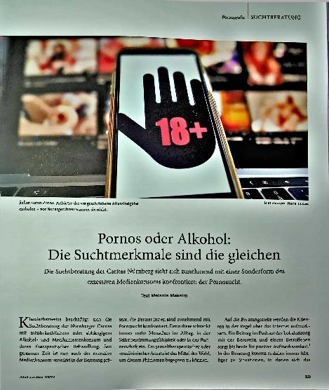Vorschauseite 1: Pornos oder Alkohol: Die Suchtmerkmale sind die gleichen.
