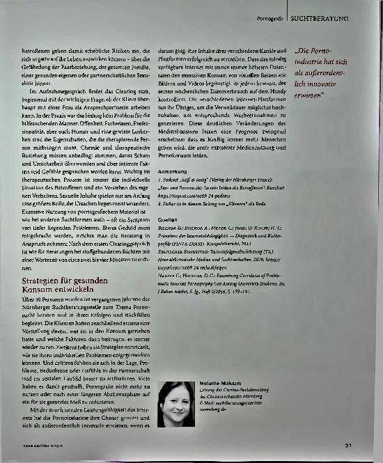 Vorschauseite 3: Pornos oder Alkohol: Die Suchtmerkmale sind die gleichen.