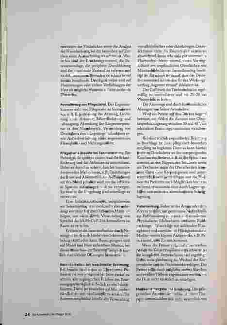 Vorschauseite 3: Covid-19: Pflege von entscheidender Bedeutung