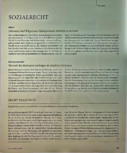 Vorschauseite 1: Sozialrecht