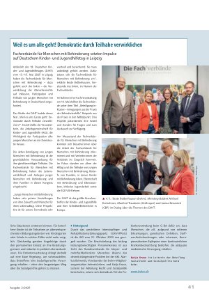 Vorschauseite 3: Entlastungsleistungen verbessern und Versorgungslücke bei der Außerklinischen Intensivpflege schließen