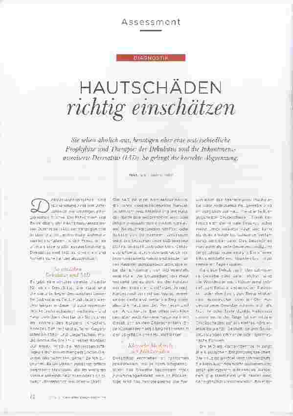Vorschauseite 1: HAUTSCHÄDEN richtig einschätzen
