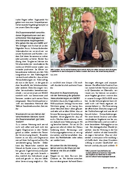 Vorschauseite 2: Verschiedene Angebote gebündelt unter einem Dach.
