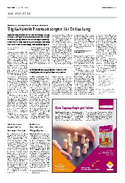 Vorschauseite 1: Digitalisierung als Erfolgsfaktor für Arbeitgeberattraktivität: Digitalisierte Prozesse sorgen für Entlastung.