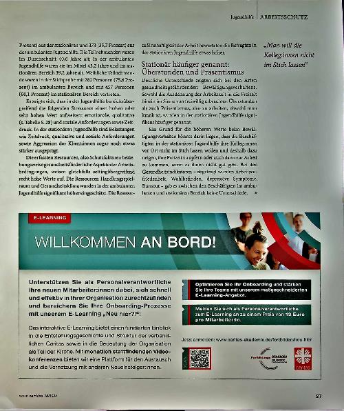 Vorschauseite 3: Was stresst? Arbeitsgesundheit in der ambulanten und stationären Jugendhilfe