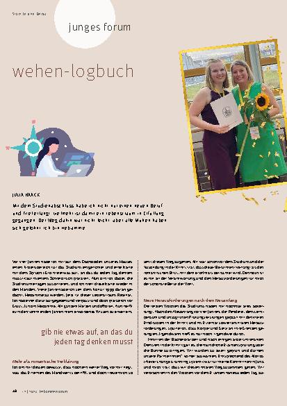 Vorschauseite 1: Wehen - Logbuch