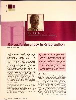 Vorschauseite 1: Herausforderungen in Krisenzeiten