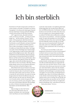 Vorschauseite 1: Ich bin sterblich