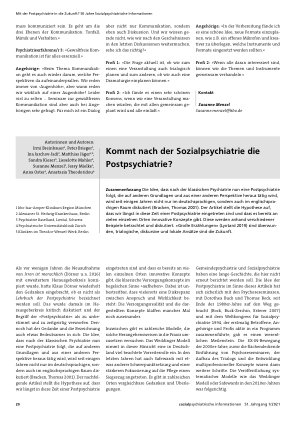 Vorschauseite 4: »Gemeinsam ist das Stichwort« Diskussion zu Kommunikationsprozessen zwischen Profis, Betroffenen und Angehörigen