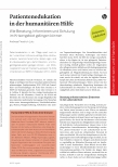 Vorschauseite 1: Patientenedukation in der humanitären Hilfe: Wie Beratung, Informieren und Schulung im Krisengebiet gelingen können