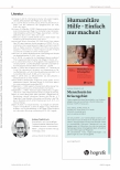 Vorschauseite 6: Patientenedukation in der humanitären Hilfe: Wie Beratung, Informieren und Schulung im Krisengebiet gelingen können