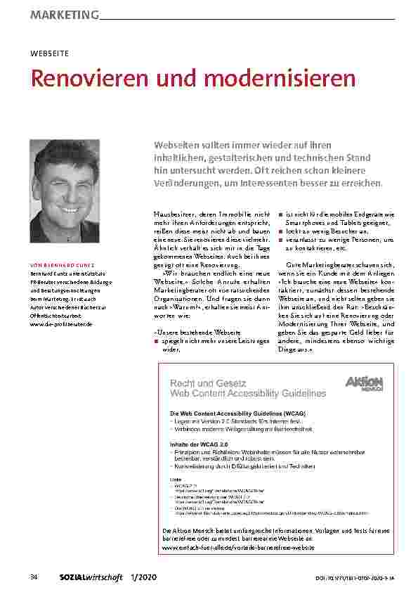 Vorschauseite 1: Renovieren und modernisieren
