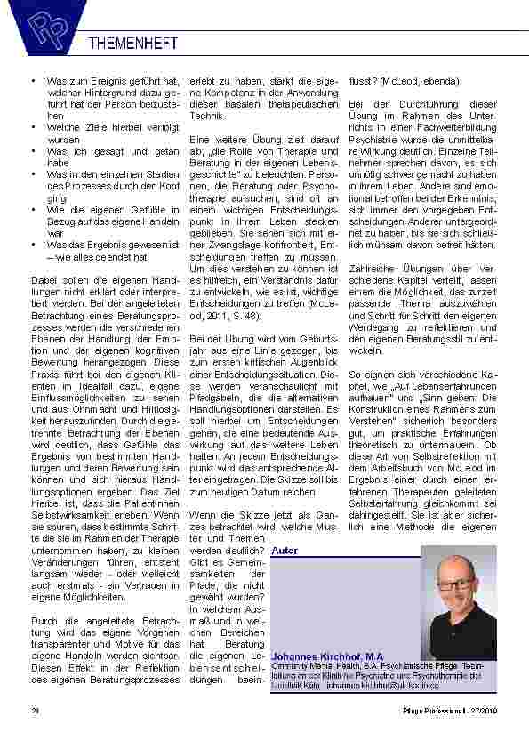 Vorschauseite 5: Psychiatrische Pflege und Selbsterfahrung