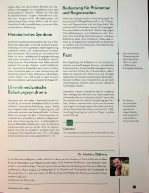 Vorschauseite 4: Mehr als Leberdetox Enzymtherapie zur Entgiftung auf Zellebene