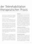 Vorschauseite 2: Wirksamkeit der Telerehabilitation in der physiotherapeutischen Praxis