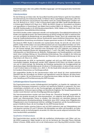 Vorschauseite 4: Advanced Nursing Practice in der ambulanten Gesundheitsversorgung von Kindern und Jugendlichen in ländlichen Regionen Eine qualitative Erhebung zu Ansätzen eines pflegerischen Ber…