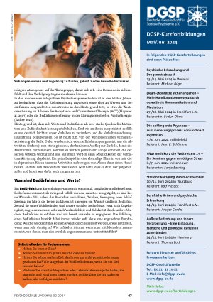 Vorschauseite 2: Arbeit mit Bedürfnissen und Werten (und weniger mit Zielen)