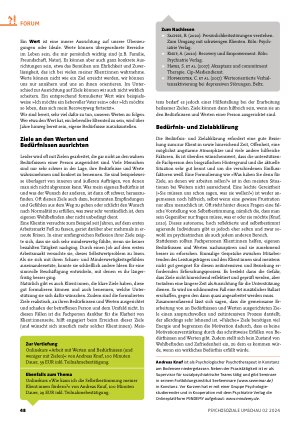 Vorschauseite 3: Arbeit mit Bedürfnissen und Werten (und weniger mit Zielen)