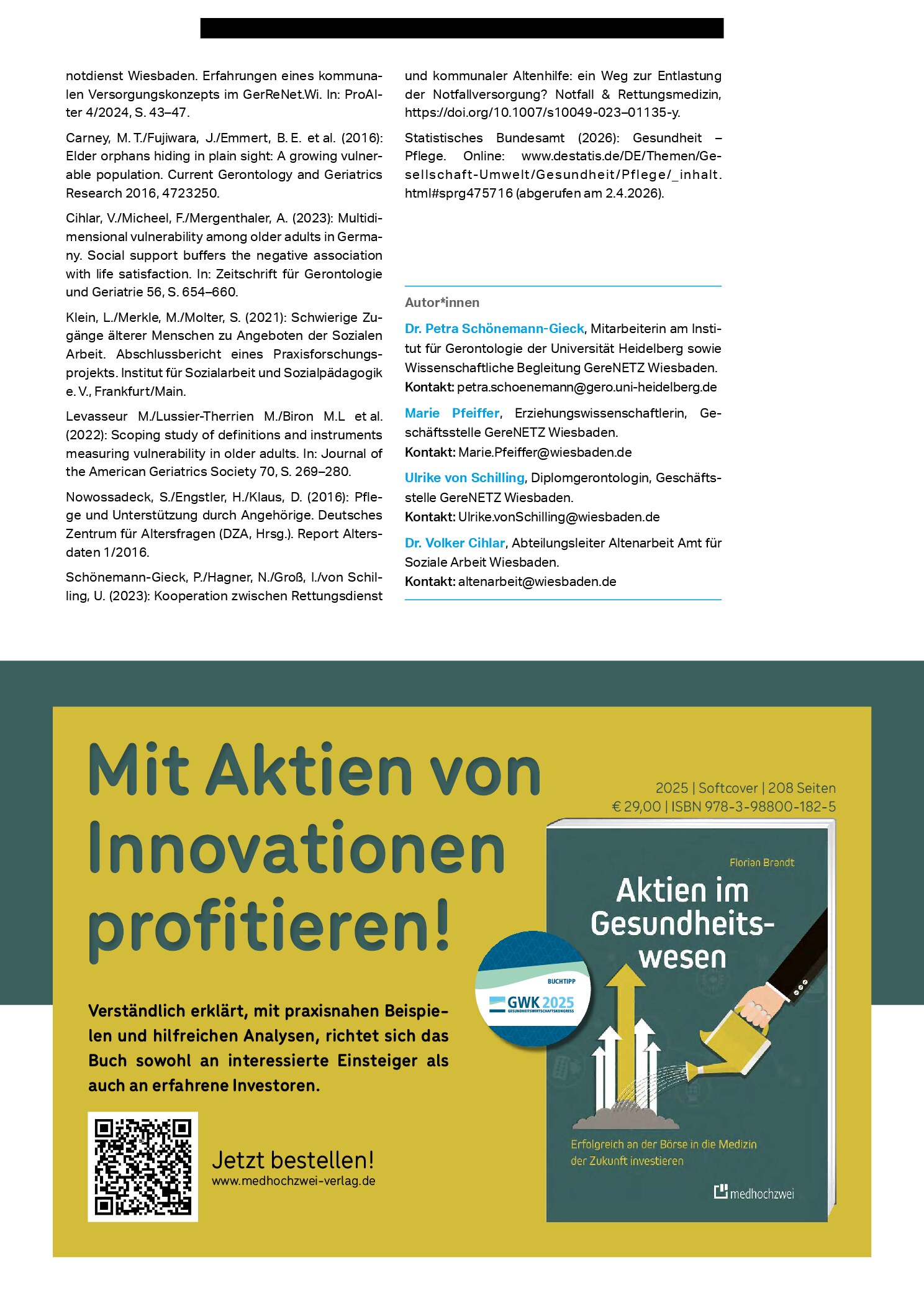 Vorschauseite 5: SoloAgers – Eine Herausforderung für die zukünftige kommunale Altenarbeit