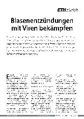 Vorschauseite 1: Blasenentzündungen mit Viren bekämpfen