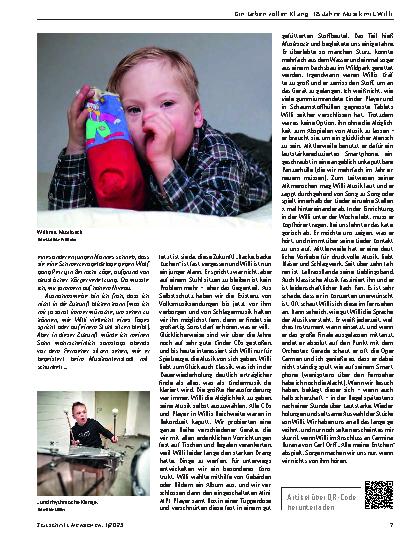 Vorschauseite 2: Ein Leben voller Klang: 18 Jahre Musik mit Willi
