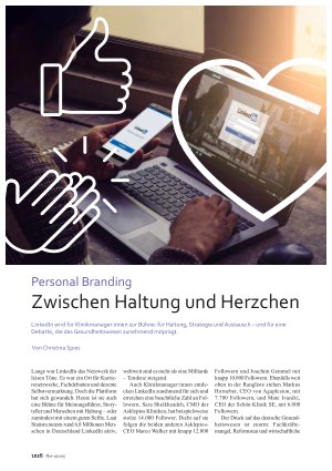 Vorschauseite 1: Personal Branding Zwischen Haltung und Herzchen