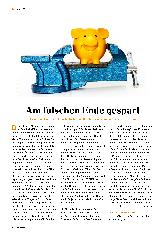 Vorschauseite 1: Am falschen Ende gespart