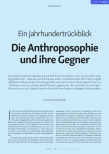 Vorschauseite 1: Ein Jahrhunderrückblick: Die Anthroposophie und ihre Gegner