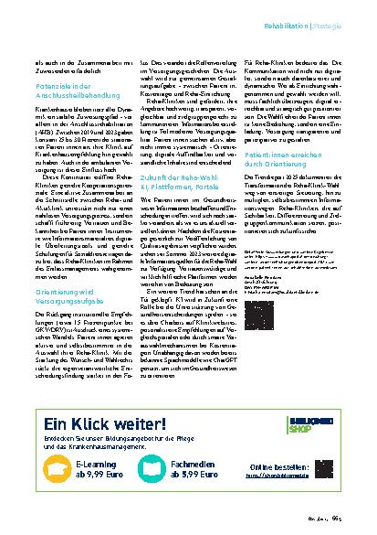Vorschauseite 3: Sichtbarkeit So finden Patienten eine Klinik