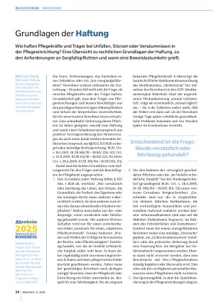Vorschauseite 1: Grundlagen der Haftung