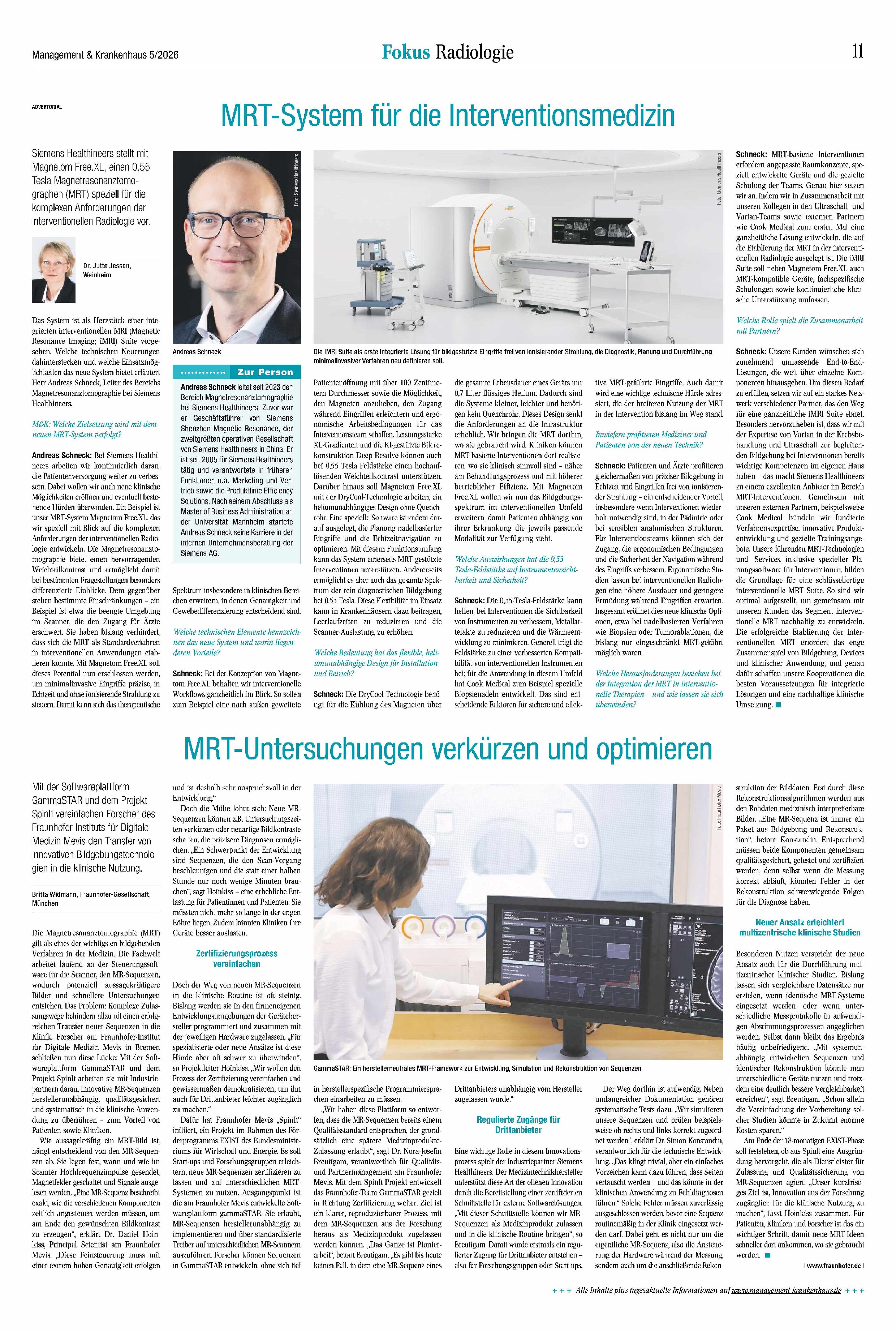 Vorschauseite 3: Moderne Radiologie ohne Grenzen