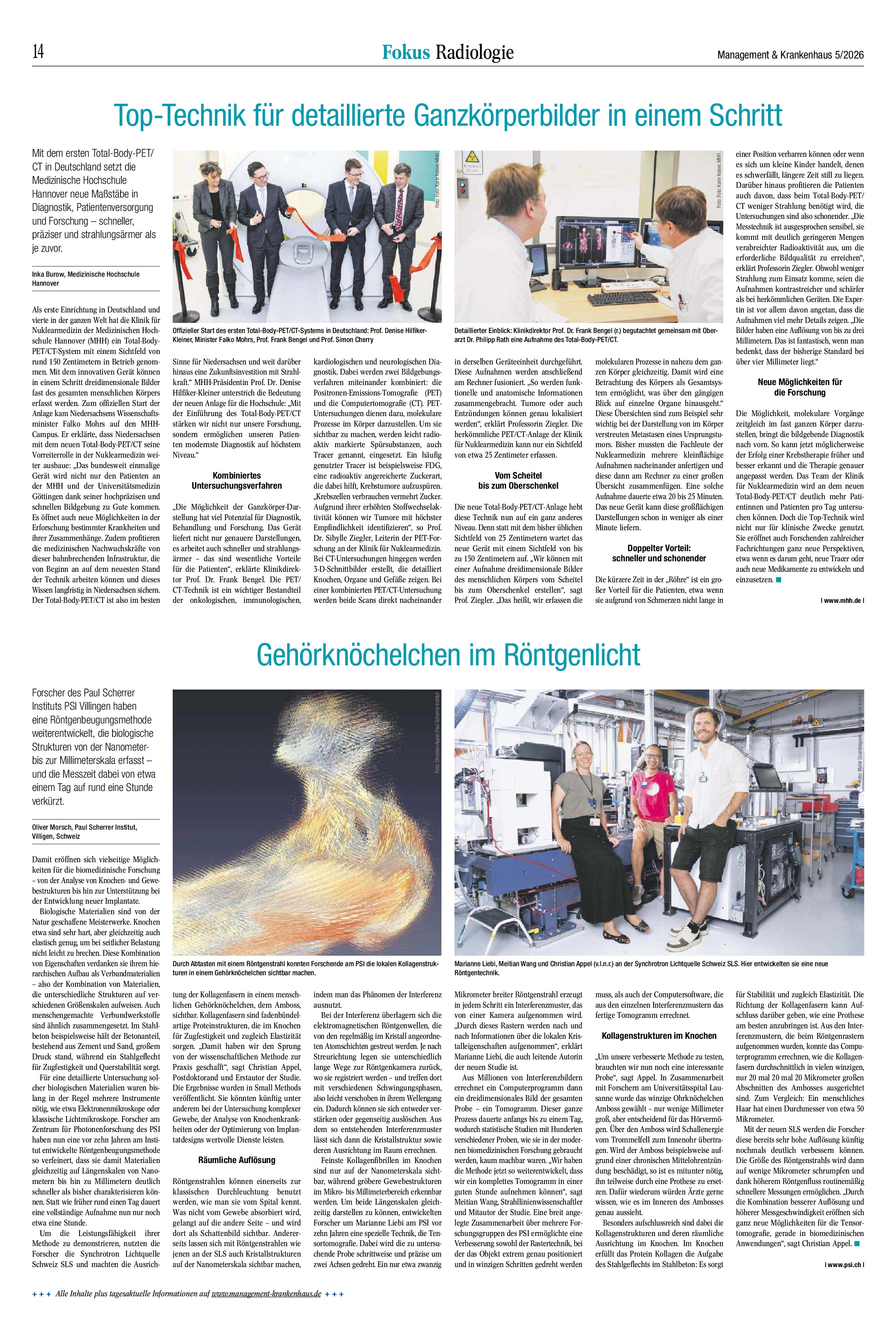 Vorschauseite 6: Moderne Radiologie ohne Grenzen