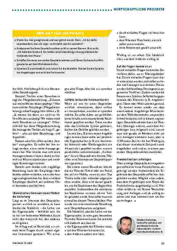 Vorschauseite 2: In der Sprache kommt es auf die Eindeutigkeit an.