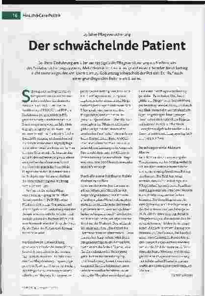 Vorschauseite 1: Der schwächelnde Patient
