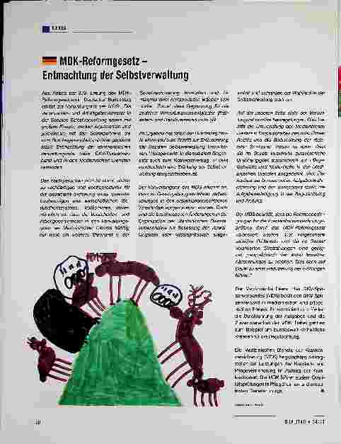 Vorschauseite 1: MDK-Reformgesetz - Entmachtung der Selbstverwaltung