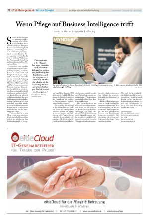 Vorschauseite 1: Wenn Pflege auf Business Intelligence trifft