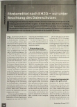 Vorschauseite 1: Fördermittel nach KHZG - nur unter Beachtung des Datenschutzes