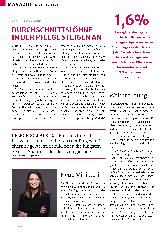 Vorschauseite 1: Durchschnittslöhne in der Pflege steigen an