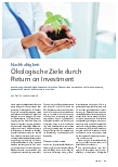 Vorschauseite 1: Nachhaltigkeit: Ökologische Ziele durch Return on Investment
