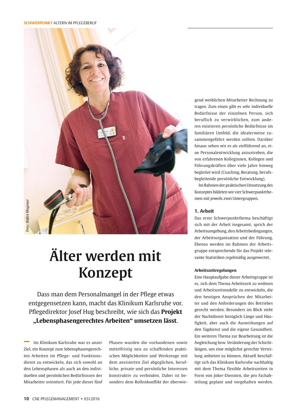 Vorschauseite 1: Älter werden mit Konzept