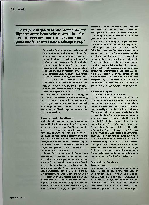 Vorschauseite 3: Der richtige Umgang mit Schmerzmitteln: Schmerztherapie mit Analgetika und die Rolle der Pflege