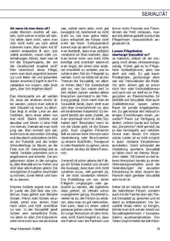 Vorschauseite 2: Wenn Sexualität zum Problem wird